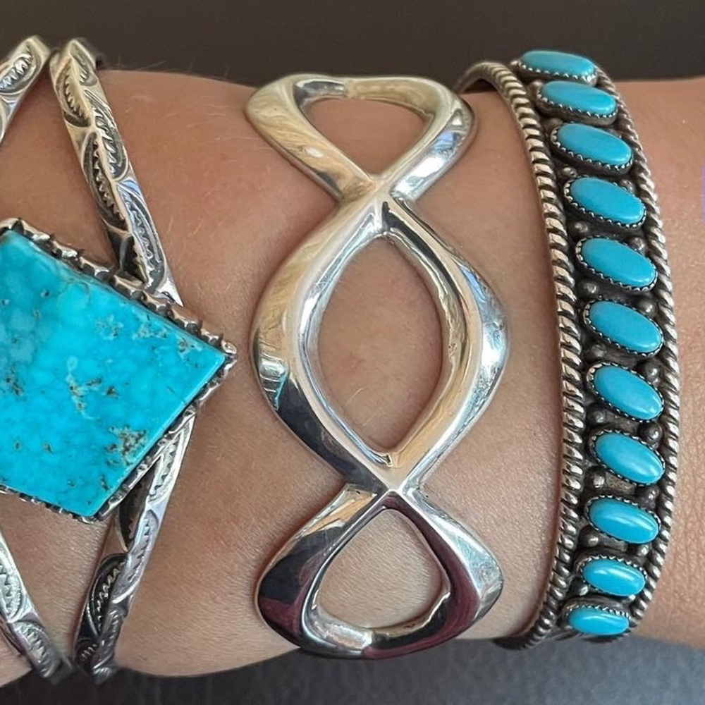 Sandcast Navajo cuff